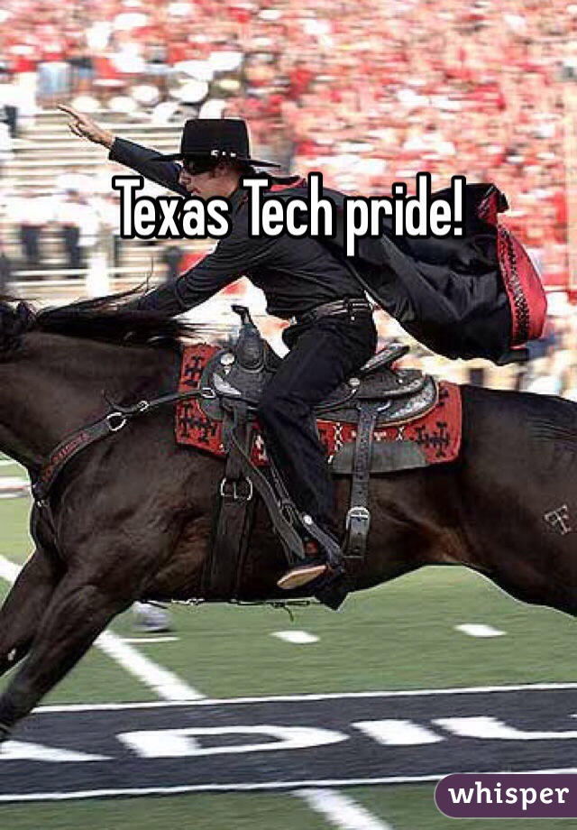 Texas Tech pride! 