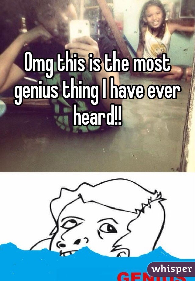 Omg this is the most genius thing I have ever heard!! 