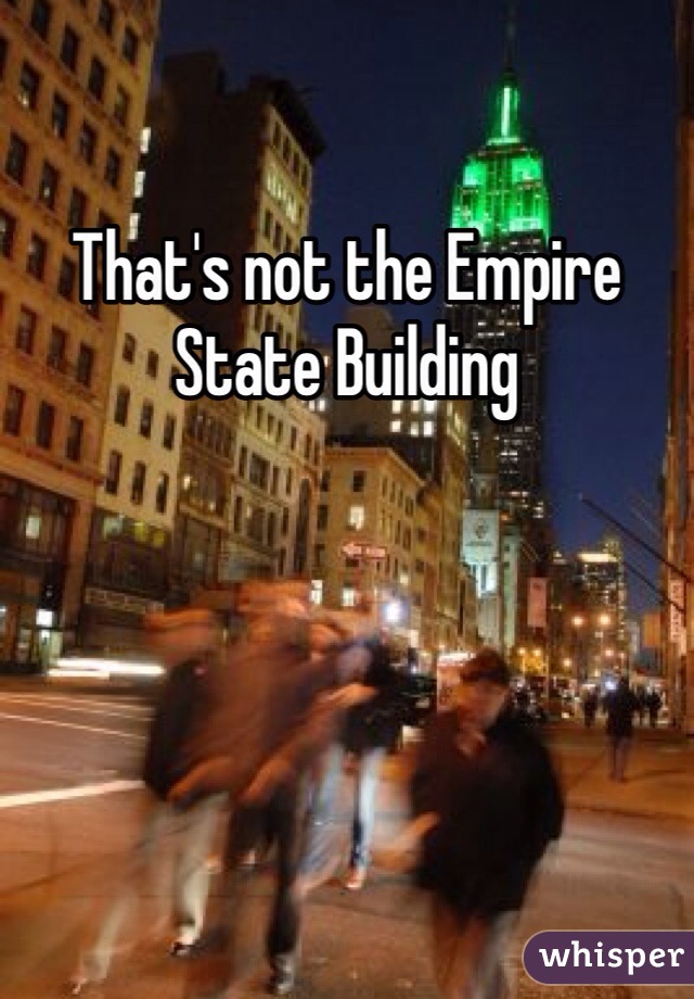 That's not the Empire State Building 