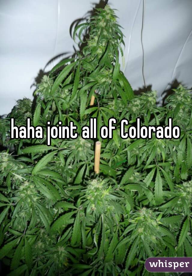 haha joint all of Colorado