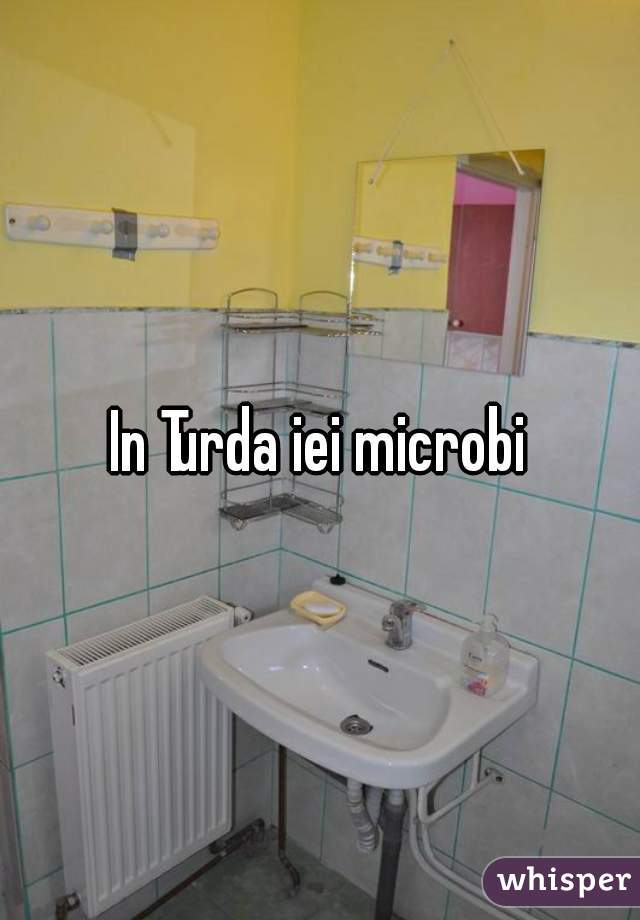 In Turda iei microbi