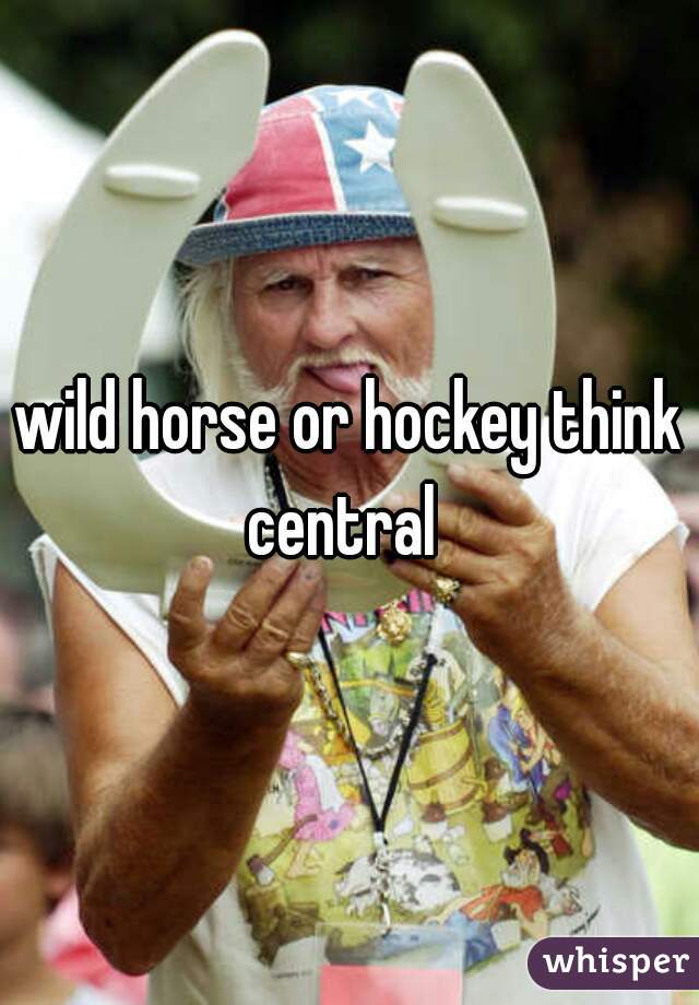 wild horse or hockey think central  