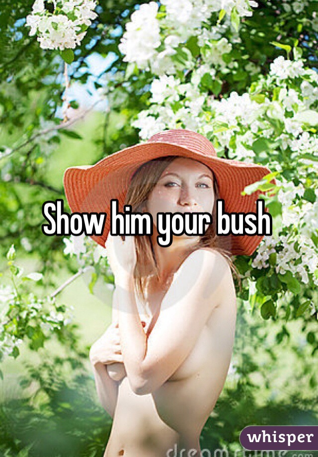 Show him your bush
