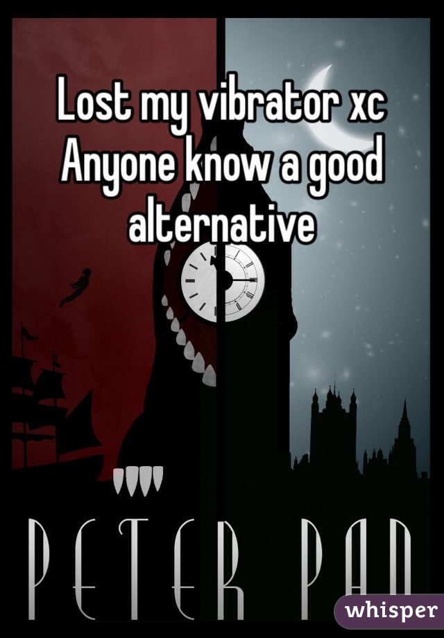 Lost my vibrator xc Anyone know a good alternative
