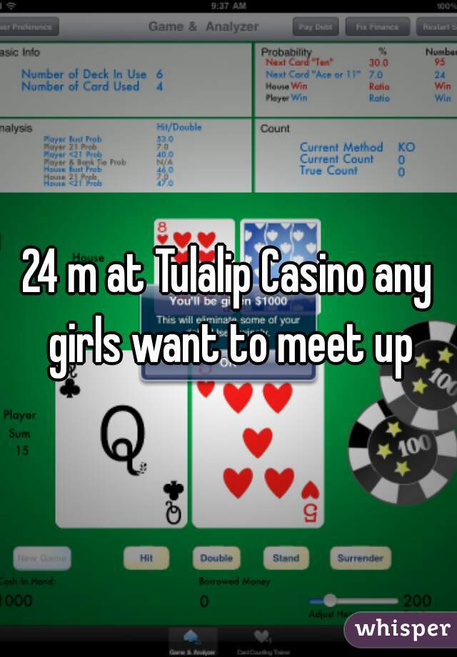 24 m at Tulalip Casino any girls want to meet up