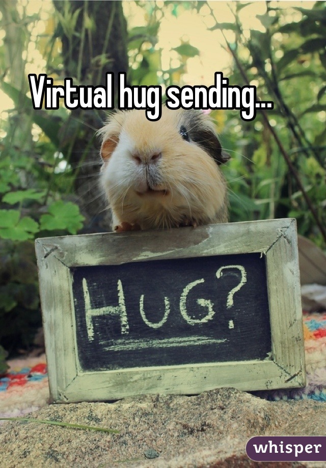Virtual hug sending...