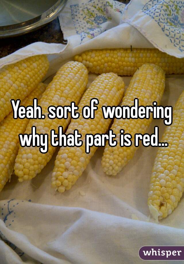 Yeah. sort of wondering why that part is red...