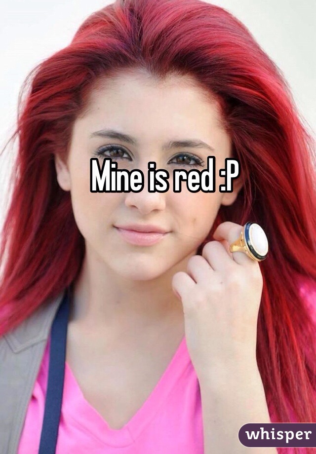 Mine is red :P