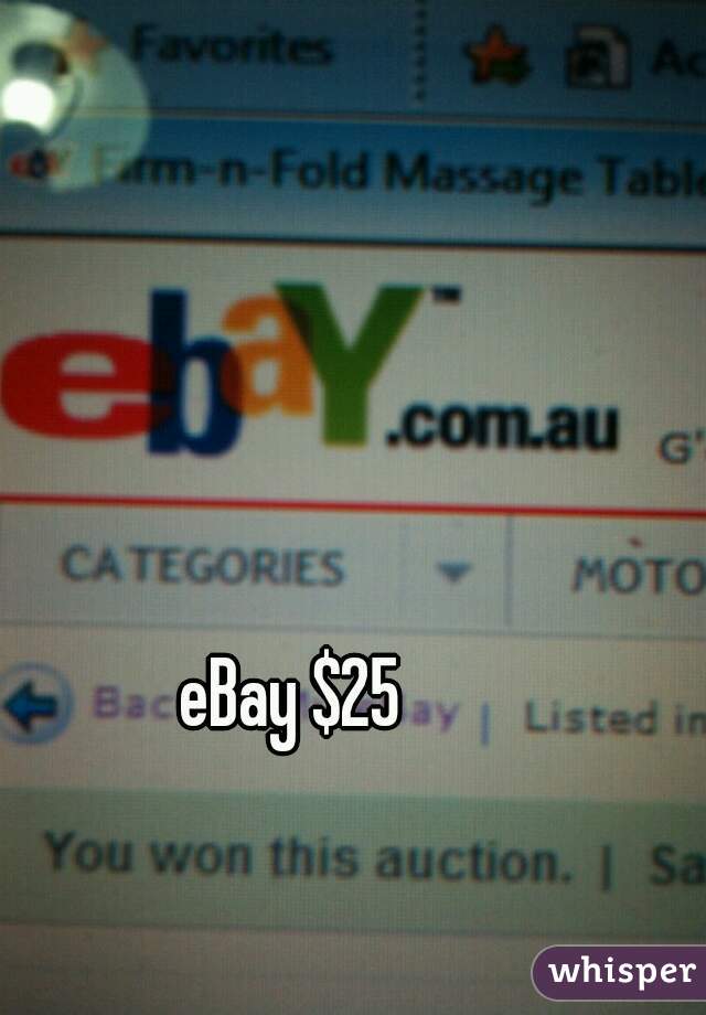 eBay $25