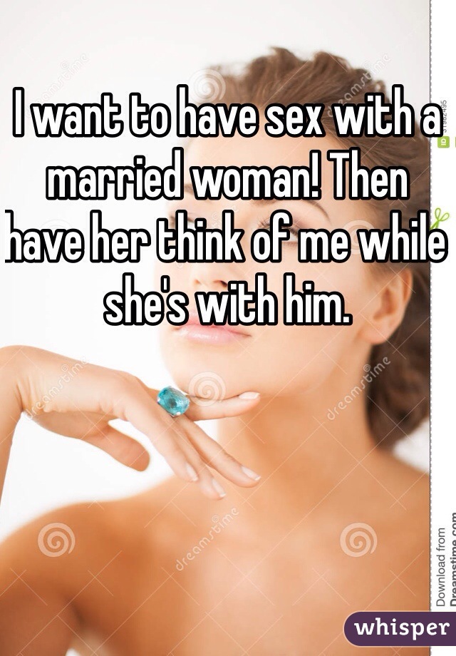 married woman who want sex