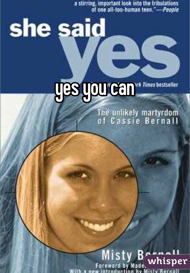 yes you can