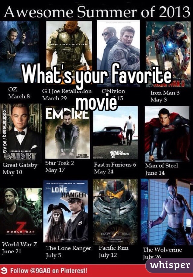 What's your favorite movie 