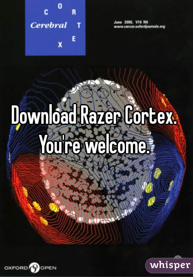 Download Razer Cortex. 
You're welcome. 