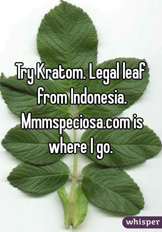 Try Kratom. Legal leaf from Indonesia. Mmmspeciosa.com is where I go. 