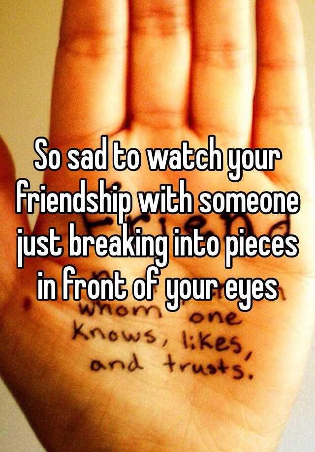 so-sad-to-watch-your-friendship-with-someone-just-breaking-into-pieces