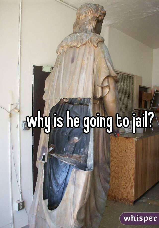 why is he going to jail?