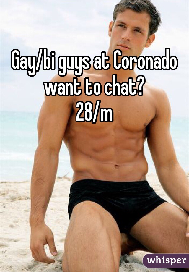 Gay/bi guys at Coronado want to chat?
28/m