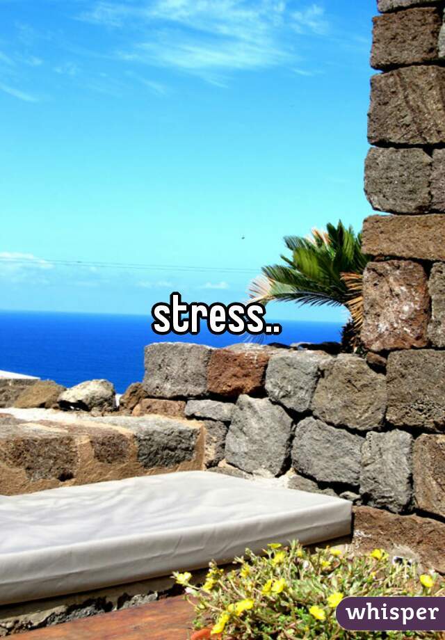 stress.. 