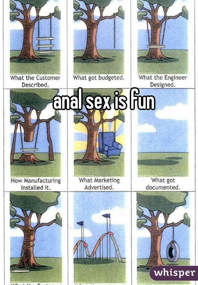 anal sex is fun
