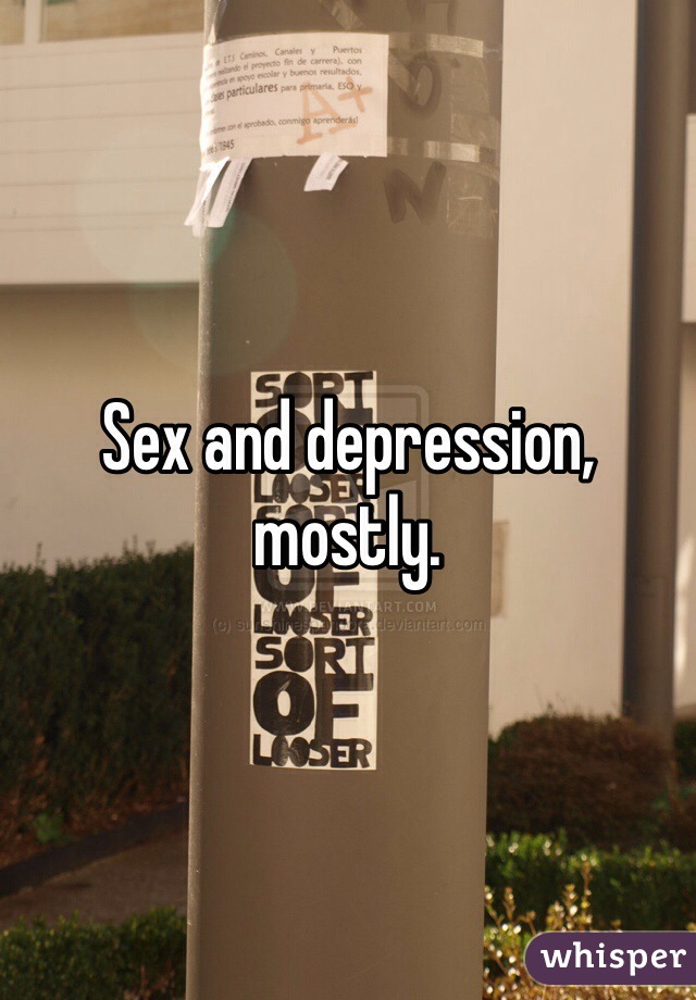 Sex And Depression Mostly 3390