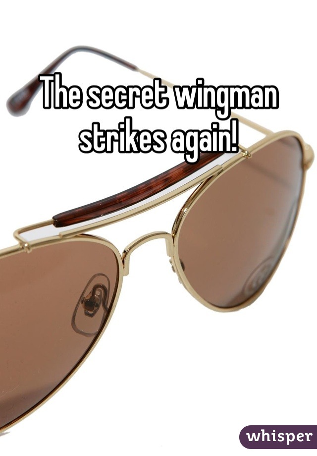 The secret wingman strikes again!