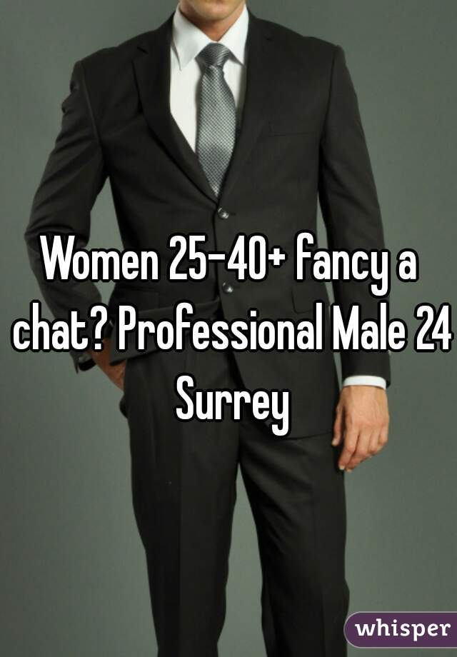 Women 25-40+ fancy a chat? Professional Male 24  Surrey 