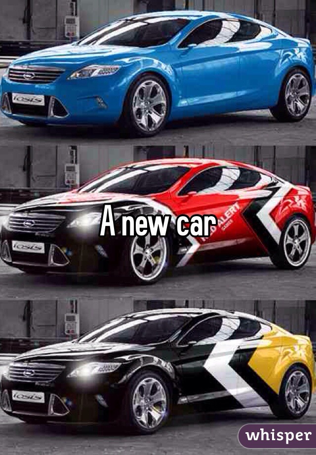 A new car