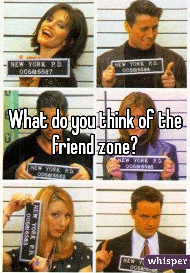 What do you think of the friend zone?