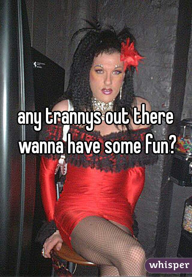 any trannys out there wanna have some fun?