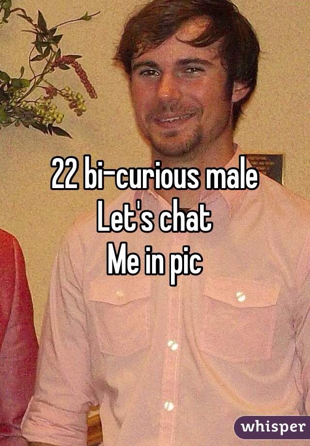 22 bi-curious male
Let's chat
Me in pic