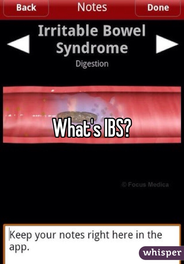 What's IBS? 