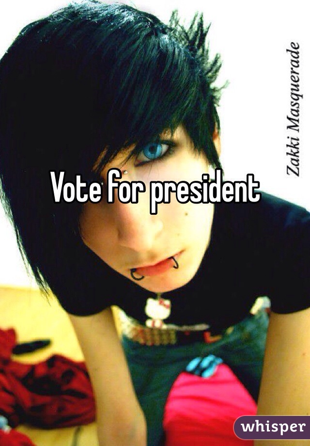 Vote for president