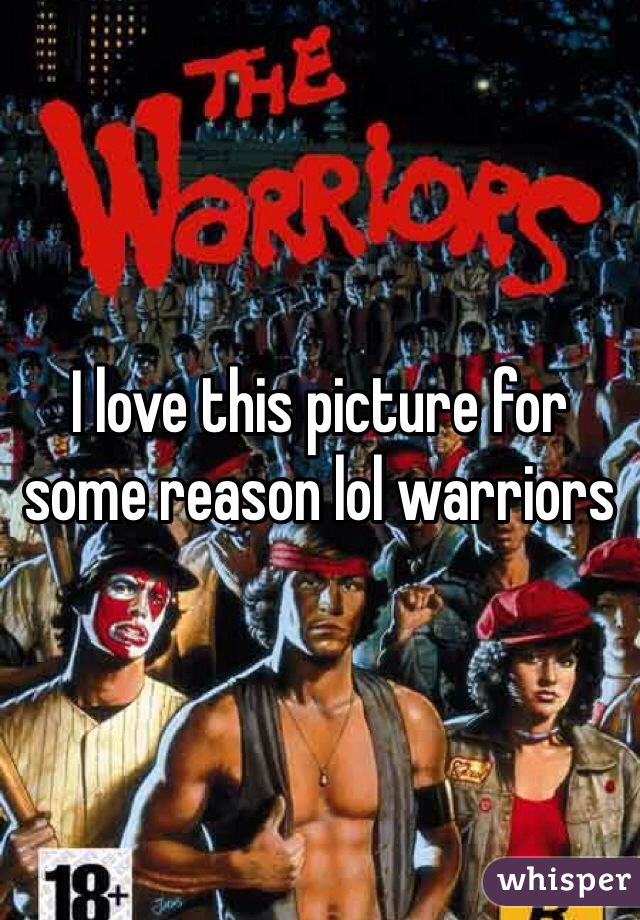 I love this picture for some reason lol warriors