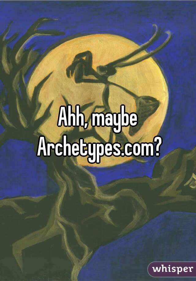 Ahh, maybe Archetypes.com?