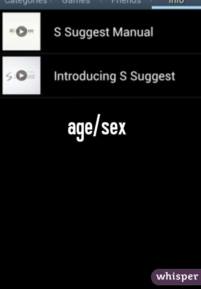 age/sex