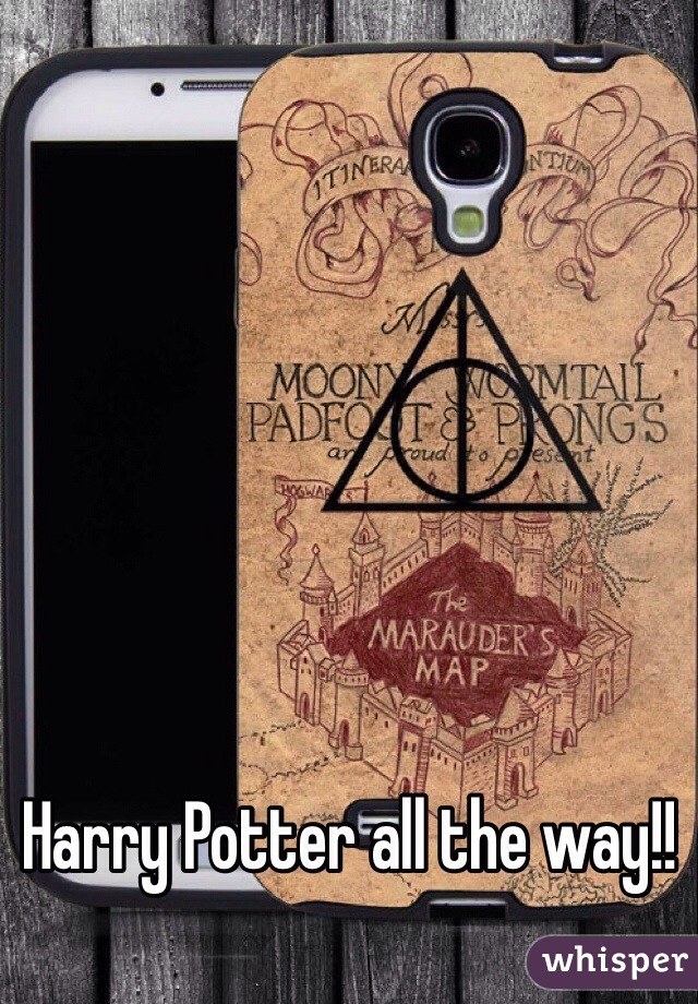 Harry Potter all the way!!