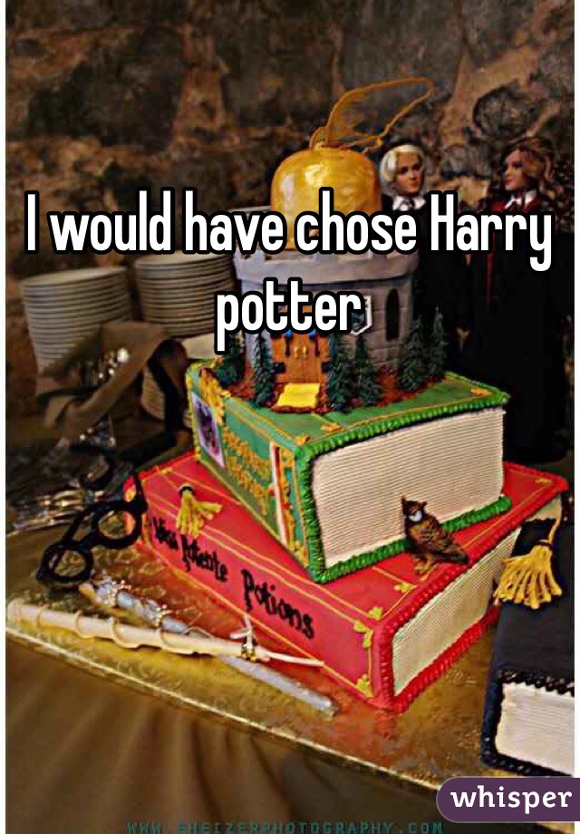 I would have chose Harry potter