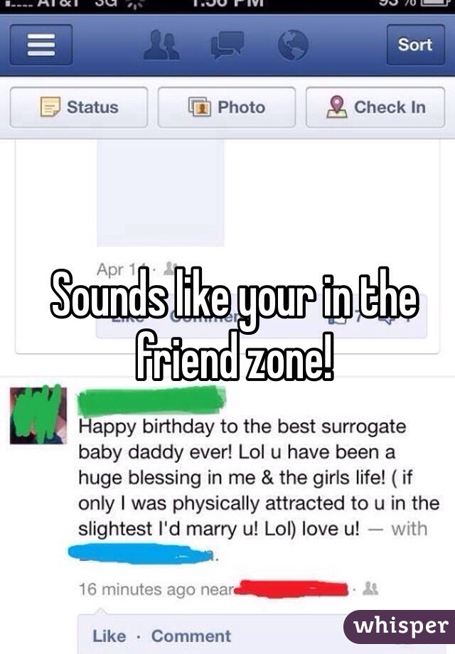 Sounds like your in the friend zone!
