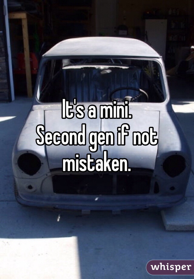 It's a mini. 
Second gen if not mistaken.