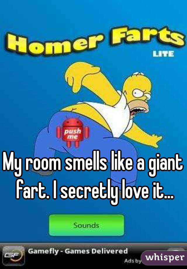 My room smells like a giant fart. I secretly love it...