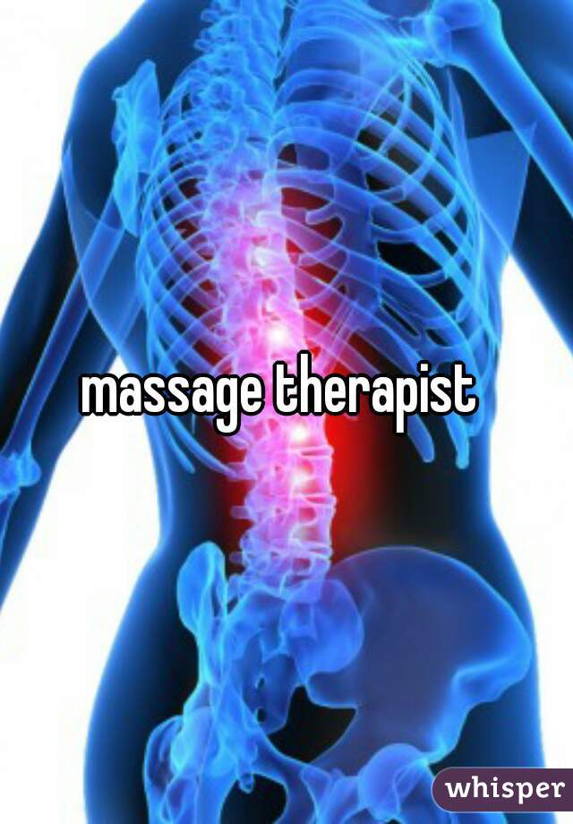 massage therapist 