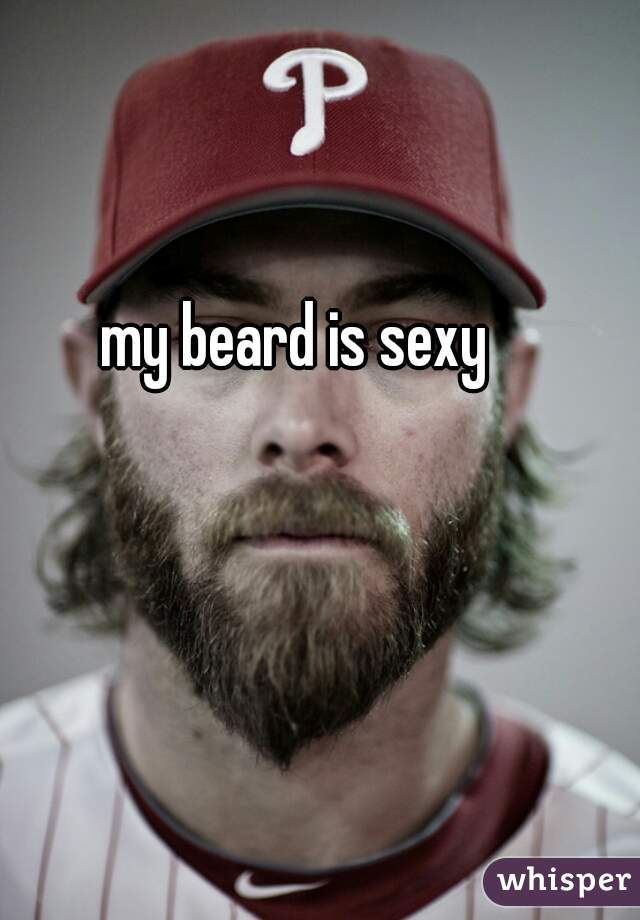 my beard is sexy 