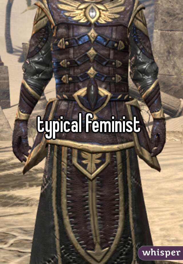 typical feminist 