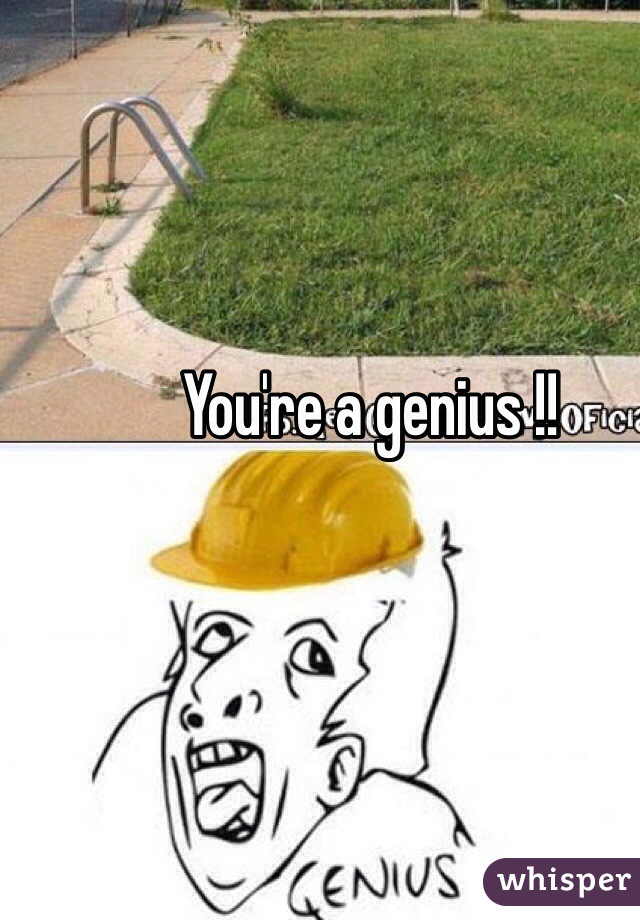You're a genius !!