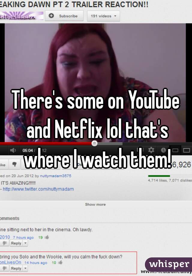 There's some on YouTube and Netflix lol that's where I watch them!