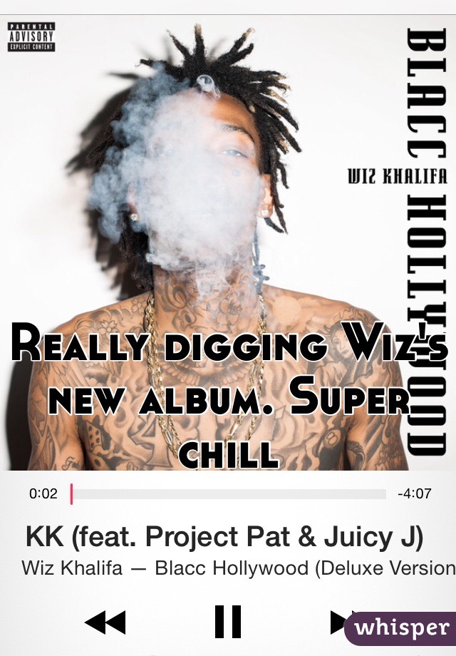 Really digging Wiz's new album. Super chill