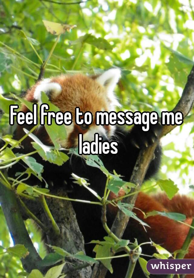 Feel free to message me ladies