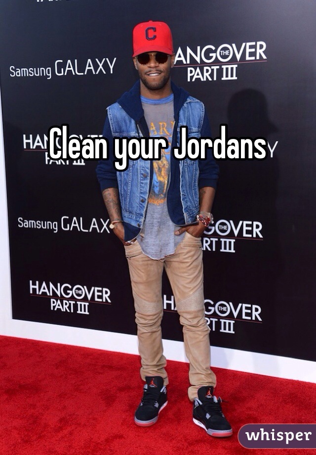 Clean your Jordans