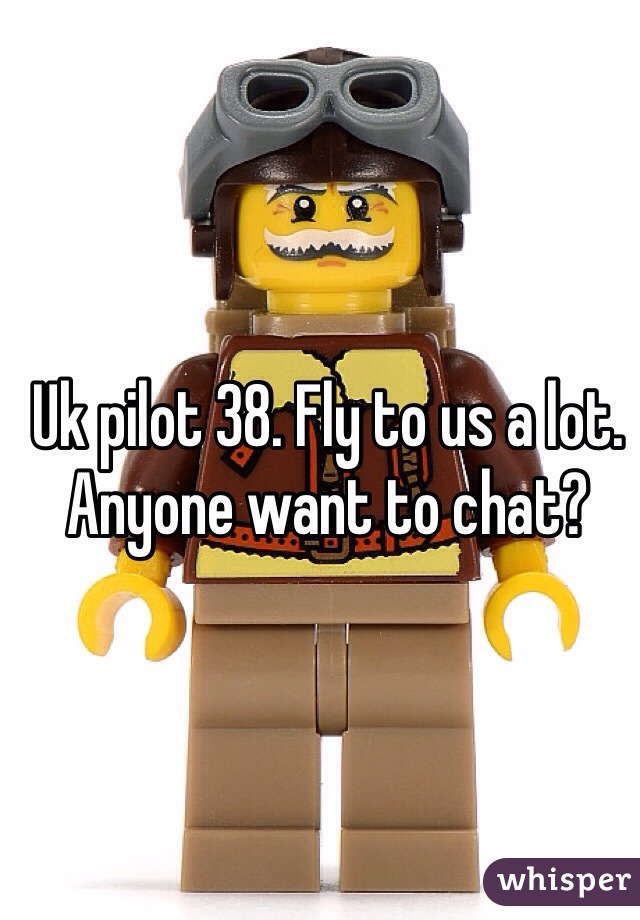 Uk pilot 38. Fly to us a lot. Anyone want to chat?