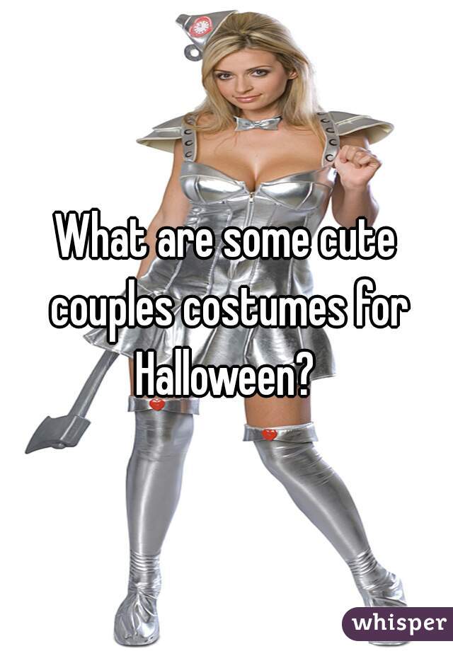 What are some cute couples costumes for Halloween? 